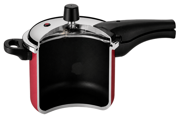 Panela de Pressão Tramontina Vancouver 2 em 1 4,5L Vermelha